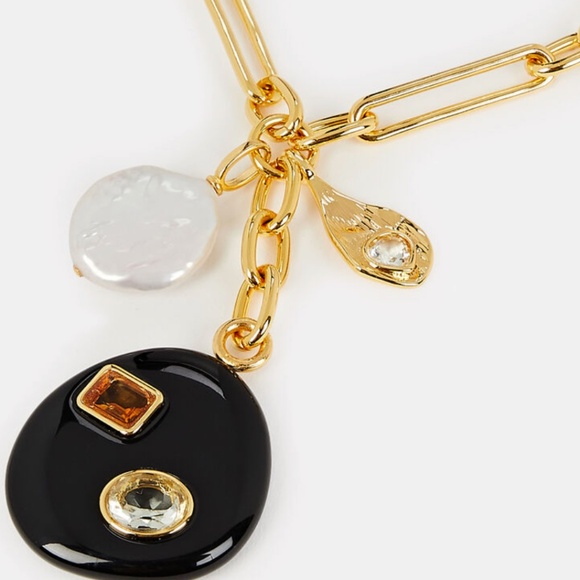 LIZZIE FORTUNATO Composition Pendant Chain Necklace - Picture 2 of 4